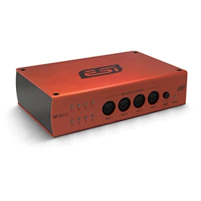 Image of ESI M4U eX 8 port USB 3.0 MIDI interface with hub