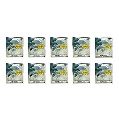 Image of Dragon Shield 100 Standard Size Sideloader Clear Perfet Fit Sleeves (10 Packs)
