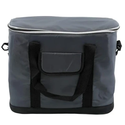 Image of Large 30L 60 Can Insulated Cool Tote Bag Cooler Shoulder Strap Picnic Drinks Carrier Family Size