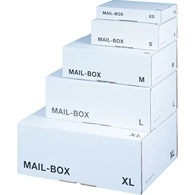 Image of LSM 212111220 325 x 245 105 mm Medium Mailing Box White (Pack of 20)
