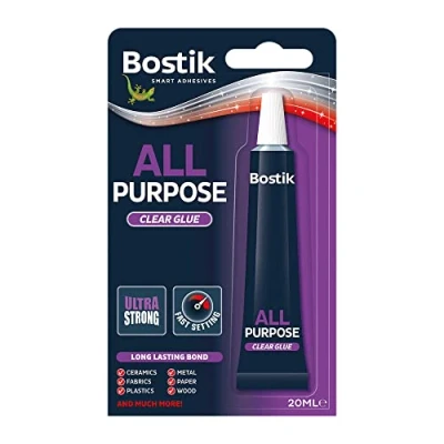 Image of Bostik 20ml All Purpose Glue Clear (Pack of 6)