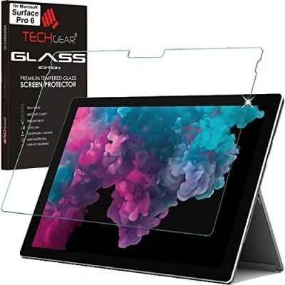 Image of TECHGEAR Anti Glare Screen Protector Compatible with Microsoft Surface Pro 6 MATTE Glass Edition Genuine Tempered Guard Cover