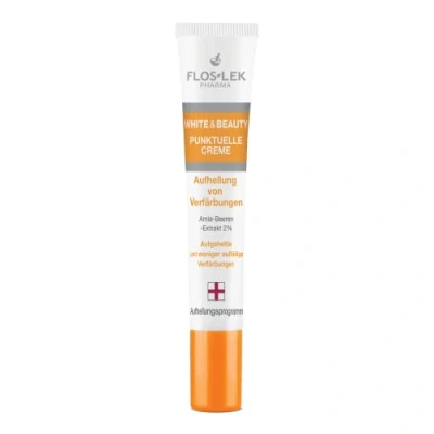 Image of FLOSLEK Spot Face Cream Bleaching Discoloration &amp; Freckles 20 ml Reduces Intensity of Redness Blemishes Softens Evens Skin Colour Healthier Brighter Complexion Dermatologically Tested