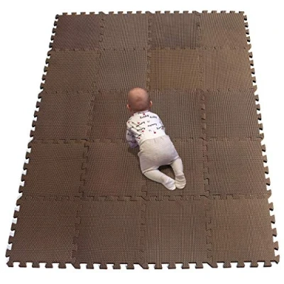 Image of YIMINYUER® 20 Tiles (30cmx30cmx1cm Each Tile) Baby Soft Puzzle Play Mats, Kids Thick EVA Foam Floor, Toddlers &amp; Children&#039;s Interlocking Mat R06G301020