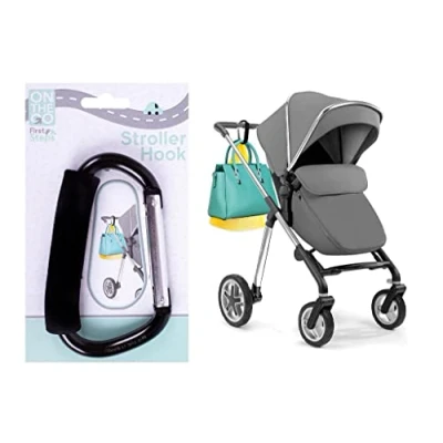Image of Baby Stroller Hook 8cm x 14cm Soft Foam Grip