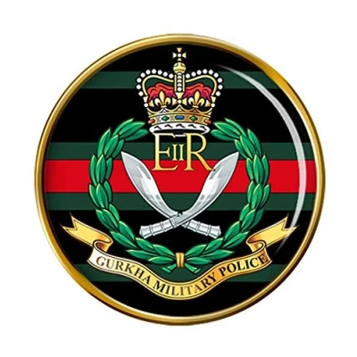 Image of Gurkha Military Police, British Army Pin Badge