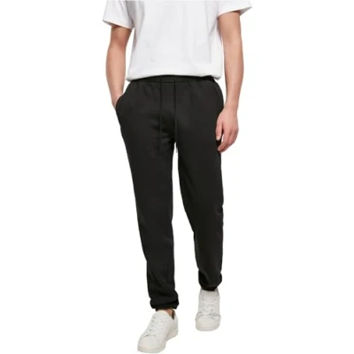 Image of Build Your Brand Men&#039;s Heavy Sweatpants Sports Trousers, Black (Black 00007), 5XL