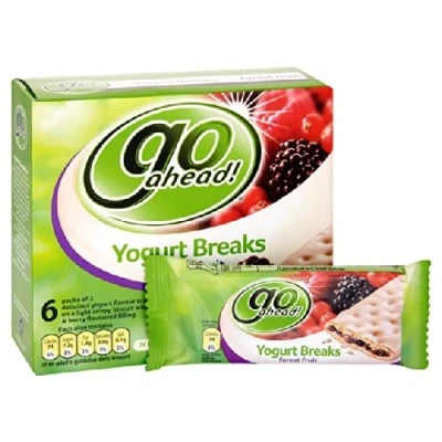 Image of McVitie&#039;s Go Ahead Forest Fruit Yogurt Breaks 6 x 35.5g