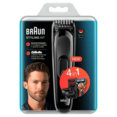 Image of Braun SK3000 Styling Kit 4 in 1 Beard Trimmer For Men