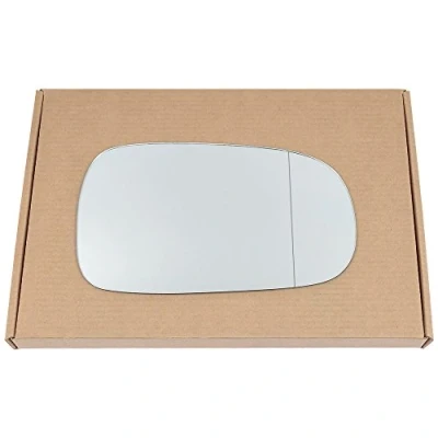 Image of Less4spares Wing Mirror Glass Right Compatible with Saab 44325 2003 2008 STICK ON Driver Off Side Blind Spot