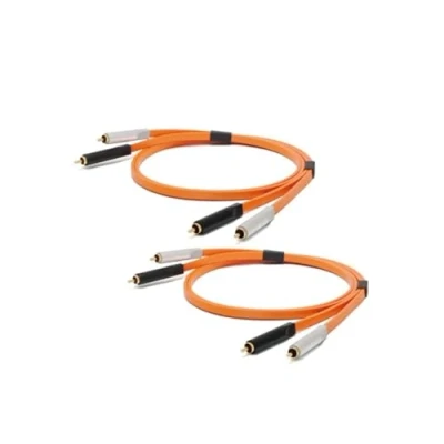 Image of NEO by Oyaide d+ RCA (Class A) DUO Hi Speed and Durable Digital Cable for DJ’s, Musicians Producers. 2 X 1 Meter Cables. Compatible with all input Devices