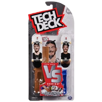 Image of Tech Deck, Plan B Skateboards Versus Series, Collectible Fingerboard 2 Pack and Obstacle Set, Kids’ Toy for Ages 6 up