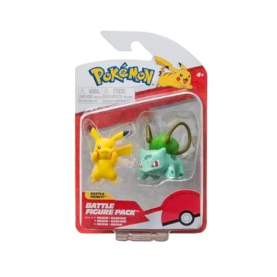 Image of Pokemon Pikachu and Bulbasaur 5 cm Toy Figure