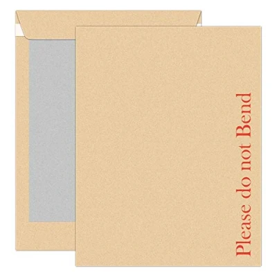 Image of A4 Envelopes iSOUL 324mm x 229mm C4 Manilla Hard Board Backed Do Not Bend Envelope (100)