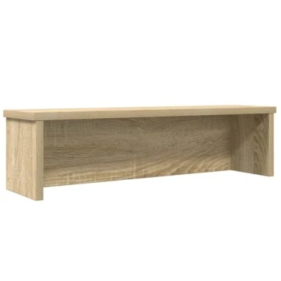 Image of vidaXL Kitchen Rack Stackable Storage Shelf/Organizer Engineered Wood, Sonoma Oak Finish, 50x15x16 cm, Durable and Versatile, Suitable for Kitchen/Bathroom/Bedroom/Office