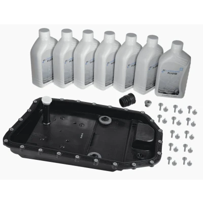 Image of 2333907, 24117536387, 24117571217, 24152333907 Parts Kit, automatic transmission oil change ZF GETRIEBE 1071.298.033 contains complete kit