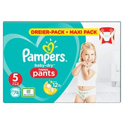 Image of Pampers Baby Dry Pants, Size 5, with Air Channels