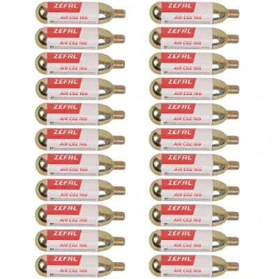 Image of ZEFAL Threaded Co2 16g Refil Cartridges, Box of 20