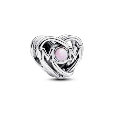Image of Pandora Openwork Mum &amp; Heart Charm