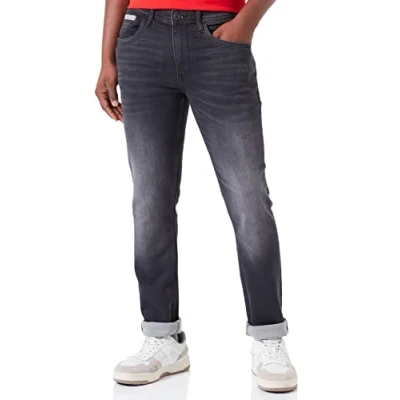 Image of Blend Men&#039;s Twister Straight Slim fit Jogging Jeans, 200297/Denim Black, 33 W/32 L