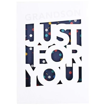 Image of Hallmark Birthday Card for Grandson 3D Laser cut Design