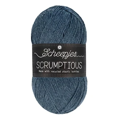 Image of Scheepjes Scrumptious 378 Coconut Blueberry Muffins Yarn 1x100g