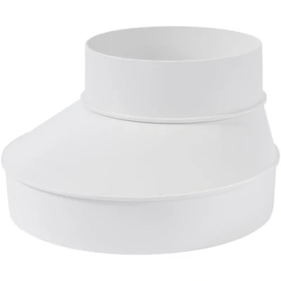 Image of Vent Systems 6&quot; to 4&quot; Inch Round Ducting Reducer PVC/HVAC Pipe Adapter Connector Cone ABS Plastic Adaptor for Ventilation Kitchen Exhaust Fan, Dryer Hose, Cooker 150 100 mm