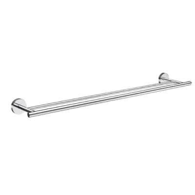 Image of Smedbo &quot;Home&quot; Double Towel Rail, Polished Chrome, 64.8 cm