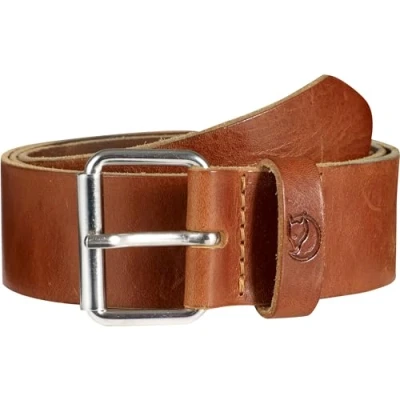 Image of Fjällräven Men Singi Belt 4 cm. Leather Cognac, 95cm