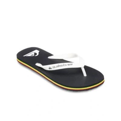 Image of Quiksilver Molokai CORE Tbar sandals, Men&#039;s, Size: 8, Black Synthetics