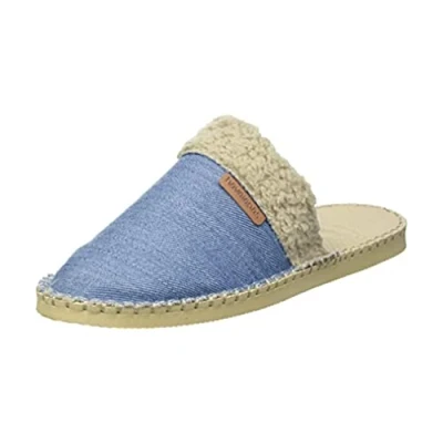 Image of Havaianas espadrille mule fur middle blue/blue night 35