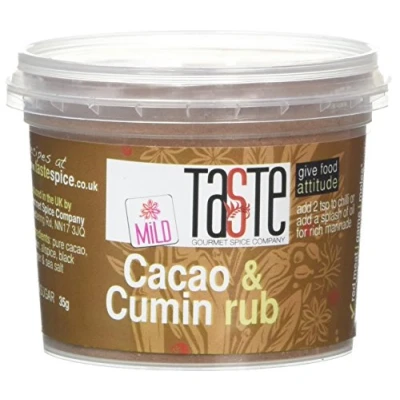 Image of Gourmet Spice Company Mild Cacao and Cumin Rub 35 g (Pack of 3)