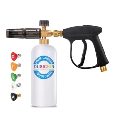 Image of DUSICHIN DUS 018 Foam Cannon Lance Pressure Washer Nozzle Tip Spray Gun 3000 PSI Jet Wash