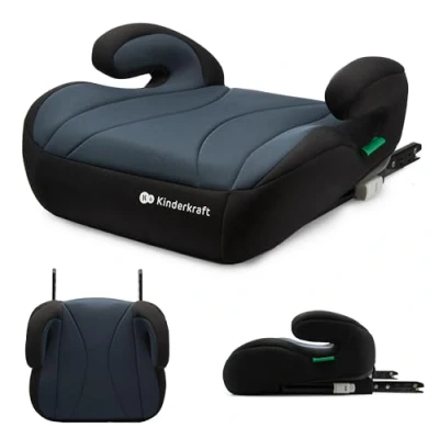 Image of Kinderkraft I Boost Car Seat, Size, 135 150cm, Baby Booster seat for 9 to 12 Years, Easy Assemble, Ergonomic Posture, Additional Foam, Black