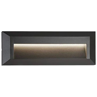 Image of Searchlight 8732GY Ankle Rectangular Recessed Outdoor Wall Light with Curve in Grey Length: 2280mm