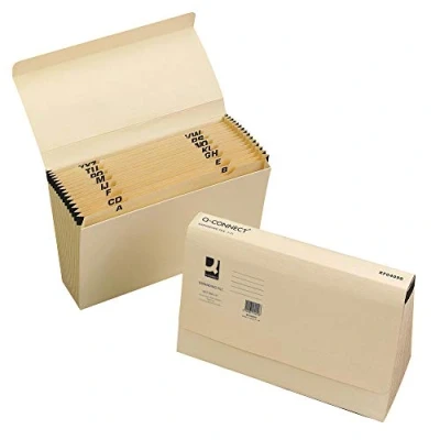Image of Q Connect Expanding File Foolscap 31 Pocket Manilla KF04090