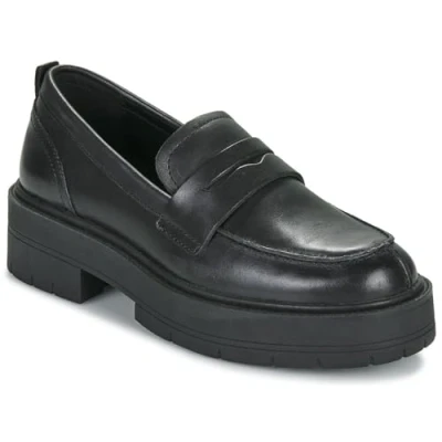 Image of Geox D SPHERICA EC7 women&#039;s Loafers / Casual Shoes in Black