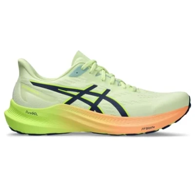 Image of Asics GT2000 12 Stability running shoes, Men&#039;s, Size: 6, Cool matcha/blue expanse Textile/synthetics