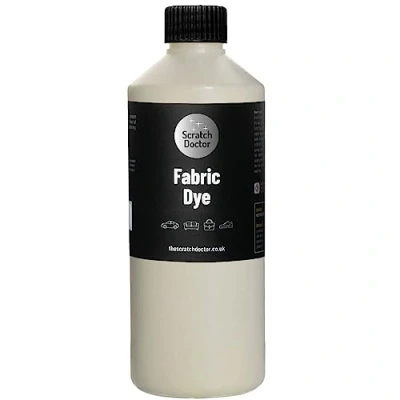 Image of Scratch Doctor Liquid Fabric Dye Easy to Use Textile Paint for Sofas, Furniture, Clothing, Canvas, Shoes, Denim and More 23 Colours Available (Cream, 1000ml)