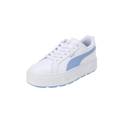 Image of PUMA Women&#039;s Karmen L Sneaker, White Blissful Blue, 8 UK