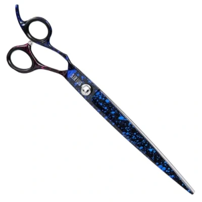 Image of GROOM Professional Sirius Left Handed Straight Dog Grooming Scissors Shears Ergonomic Design for Comfortable Handling 440C Japanese Steel Sharp Blades, 8.5 Inch