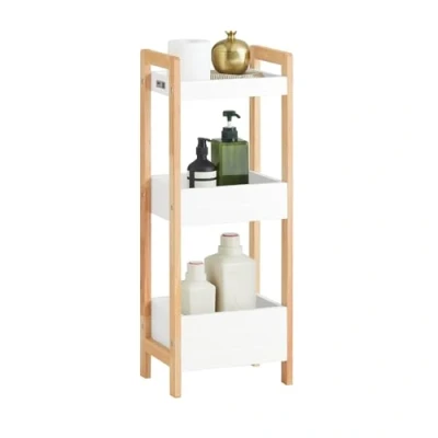 Image of SoBuy FRG226 F, 3 Tiers Bathroom Shelf Storage Display Rack Organizer Shelving Unit