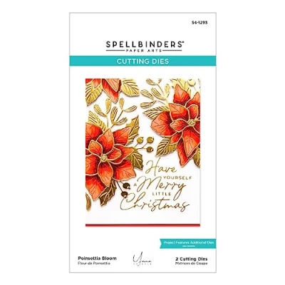 Image of Spellbinders Poinsettia Bloom Etched Dies from The De Light Ful Collection by Yana Smakula
