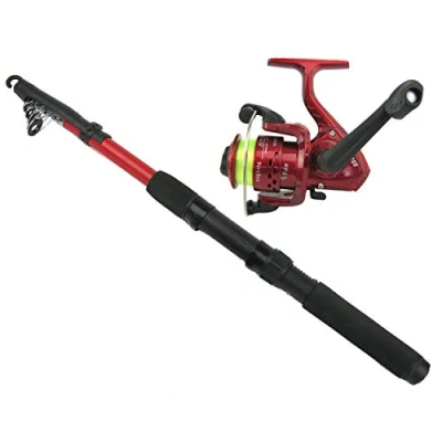 Image of 2m Spinning Coarse Telescopic Fishing Rod &amp; Reel Combo with SY200 Line