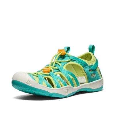 Image of Keen Moxie Unisex Walking sandals for kids, Size: 9k, Blue Synthetics/textile