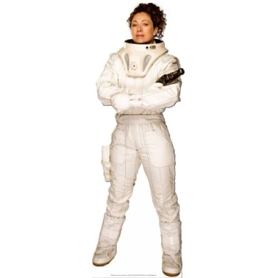 Image of Dr Who Life sized cardboard cutout/standee of River Song