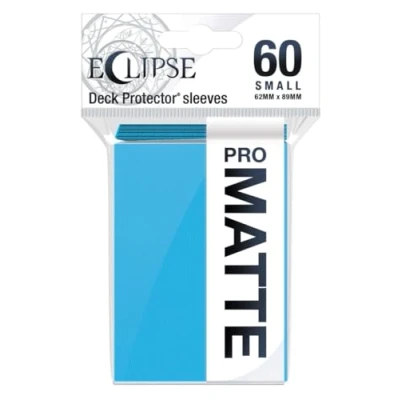 Image of Ultra Pro Eclipse Matte Small Sleeves 60 Pack Sky Blue