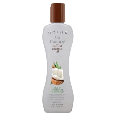 Image of BioSilk Silk Therapy with Natural Coconut Oil Leave In Treatment for Hair &amp; Skin, 167 ml