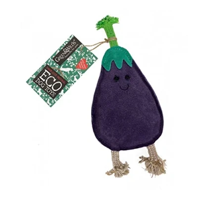 Image of Green &amp; Wilds Eco Dog Toy Austin the Aubergine