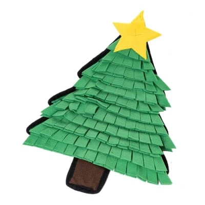 Image of House of Paws Christmas Tree Snuffle Mat for Dogs